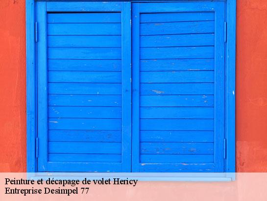 Peinture et décapage de volet  hericy-77850 Entreprise Desimpel 77