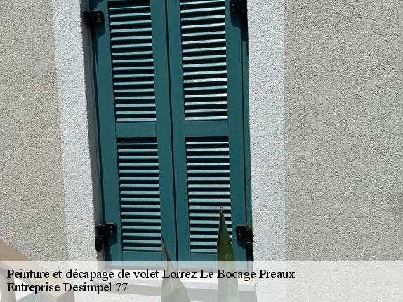 Peinture et décapage de volet  lorrez-le-bocage-preaux-77710 Entreprise Desimpel 77