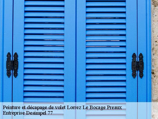 Peinture et décapage de volet  lorrez-le-bocage-preaux-77710 Entreprise Desimpel 77