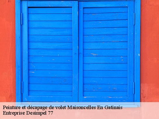 Peinture et décapage de volet  maisoncelles-en-gatinais-77570 Entreprise Desimpel 77