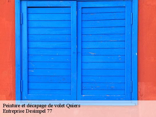 Peinture et décapage de volet  quiers-77720 Entreprise Desimpel 77