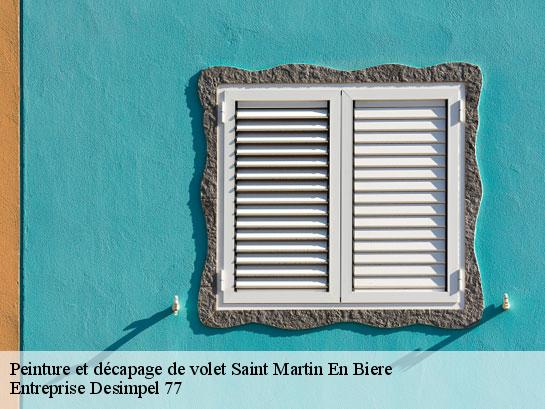 Peinture et décapage de volet  saint-martin-en-biere-77630 Entreprise Desimpel 77
