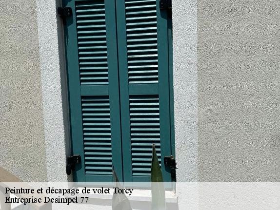 Peinture et décapage de volet  torcy-77200 Entreprise Desimpel 77