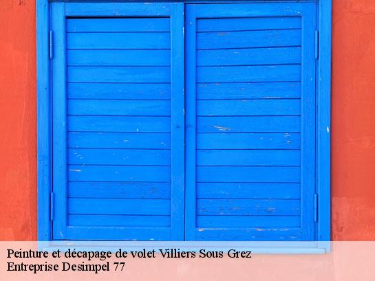 Peinture et décapage de volet  villiers-sous-grez-77760 Entreprise Desimpel 77