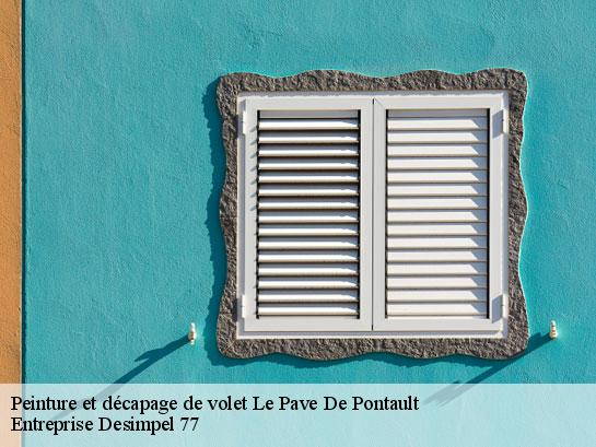 Peinture et décapage de volet  le-pave-de-pontault-77340 Entreprise Desimpel 77