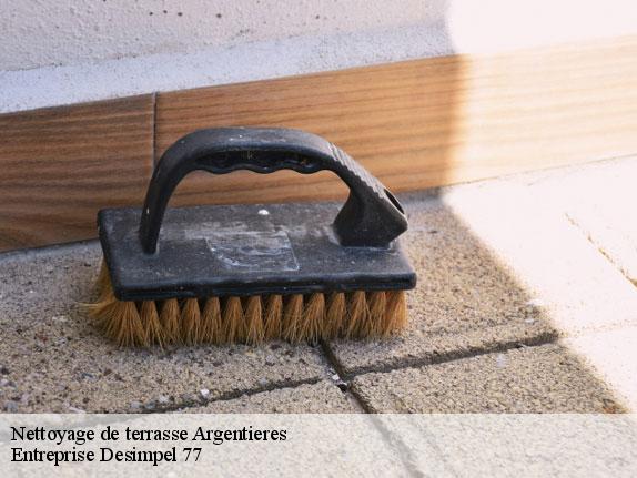 Nettoyage de terrasse  argentieres-77390 Entreprise Desimpel 77