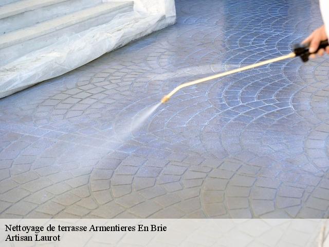 Nettoyage de terrasse  armentieres-en-brie-77440 Artisan Laurot
