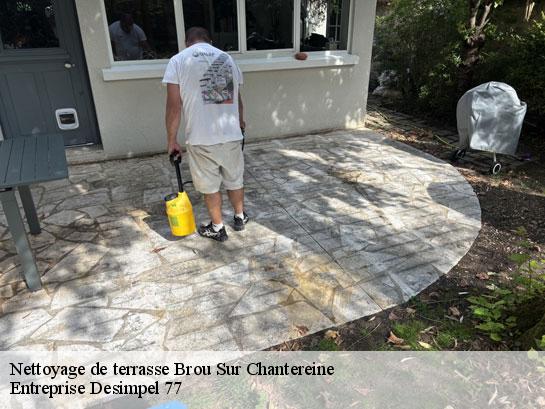Nettoyage de terrasse  brou-sur-chantereine-77177 Entreprise Desimpel 77