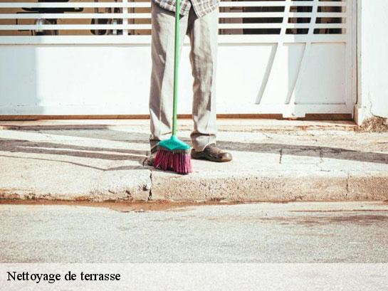 Nettoyage de terrasse  grez-sur-loing-77880 Entreprise Desimpel 77