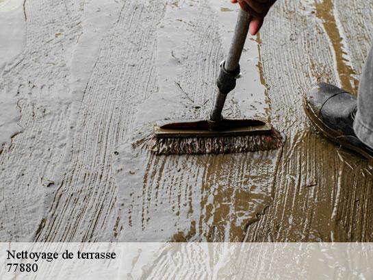Nettoyage de terrasse  grez-sur-loing-77880 Entreprise Desimpel 77