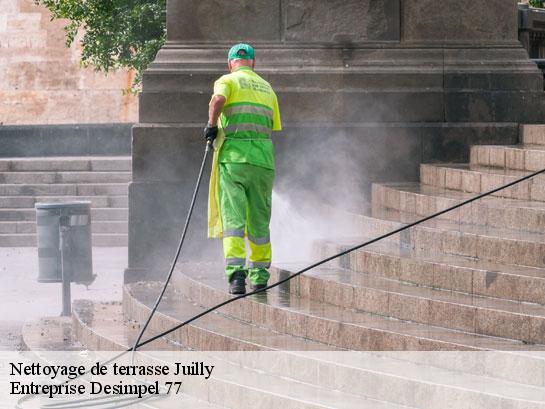 Nettoyage de terrasse  juilly-77230 Entreprise Desimpel 77