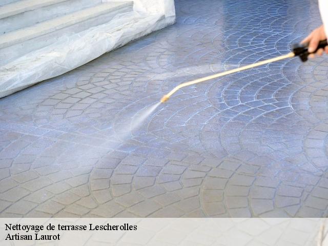 Nettoyage de terrasse  lescherolles-77320 Artisan Laurot