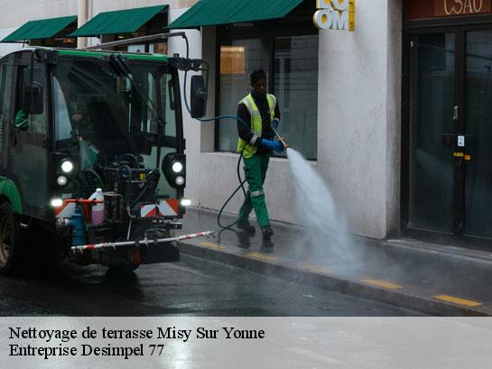 Nettoyage de terrasse  misy-sur-yonne-77130 Entreprise Desimpel 77