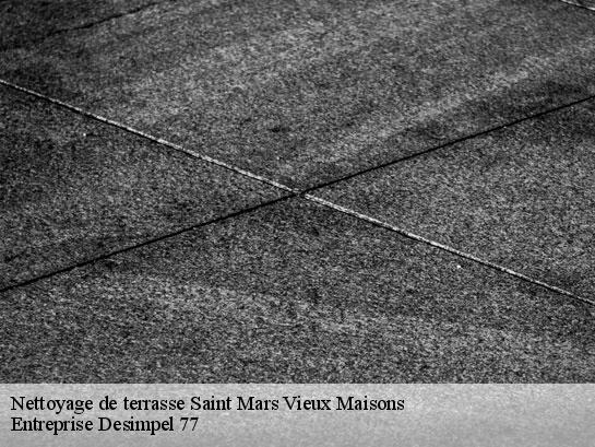Nettoyage de terrasse  saint-mars-vieux-maisons-77320 Entreprise Desimpel 77