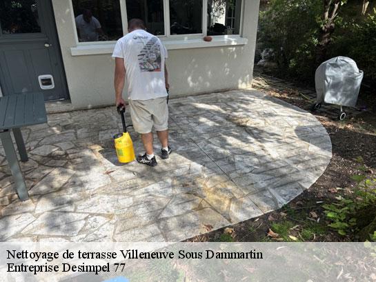 Nettoyage de terrasse  villeneuve-sous-dammartin-77230 Entreprise Desimpel 77