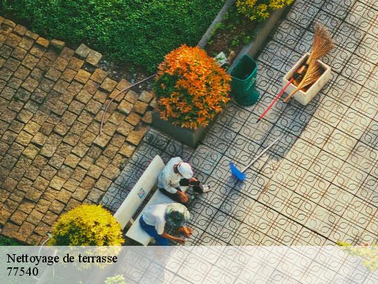 Nettoyage de terrasse  voinsles-77540 Entreprise Desimpel 77