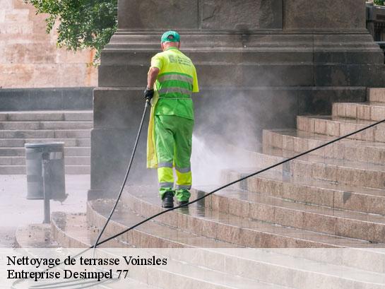 Nettoyage de terrasse  voinsles-77540 Entreprise Desimpel 77