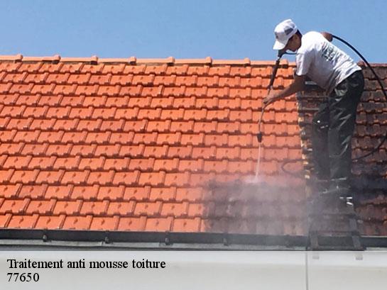 Traitement anti mousse toiture  saint-loup-de-naud-77650 Entreprise Desimpel 77