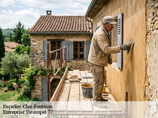 Façadier  clos-fontaine-77370 Entreprise Desimpel 77