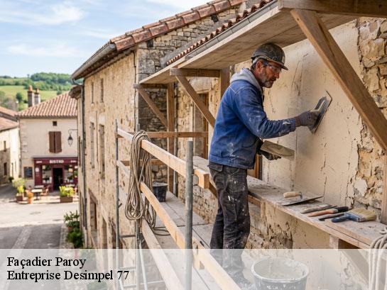Façadier  paroy-77520 Entreprise Desimpel 77