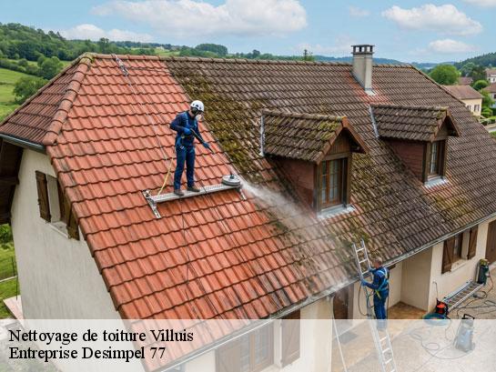 Nettoyage de toiture  villuis-77480 Entreprise Desimpel 77