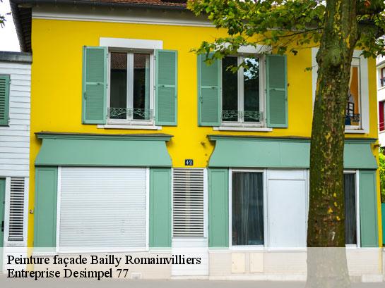 Peinture façade  bailly-romainvilliers-77700 Entreprise Desimpel 77