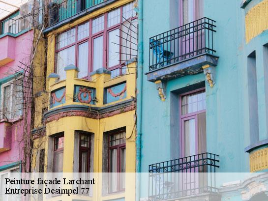 Peinture façade  larchant-77760 Entreprise Desimpel 77