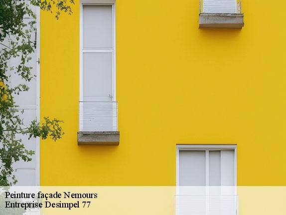 Peinture façade  nemours-77140 Entreprise Desimpel 77