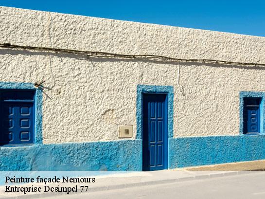 Peinture façade  nemours-77140 Entreprise Desimpel 77