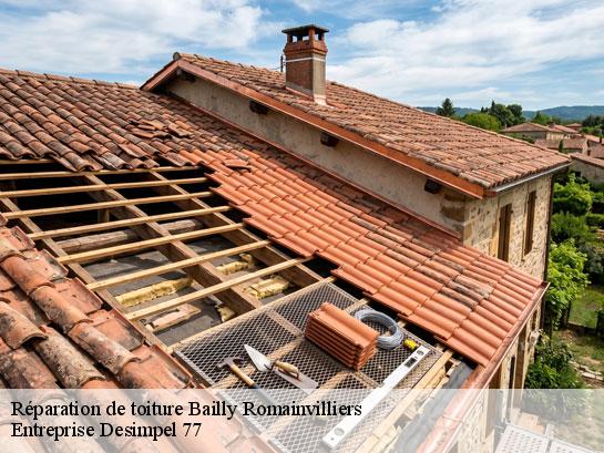 Réparation de toiture  bailly-romainvilliers-77700 Entreprise Desimpel 77