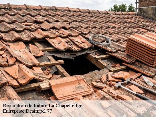 Réparation de toiture  la-chapelle-iger-77540 Entreprise Desimpel 77