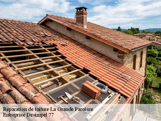 Réparation de toiture  la-grande-paroisse-77130 Entreprise Desimpel 77