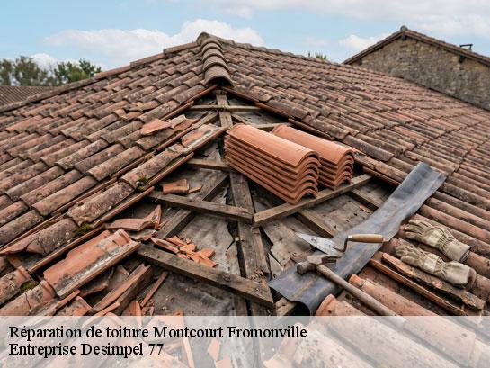Réparation de toiture  montcourt-fromonville-77140 Entreprise Desimpel 77