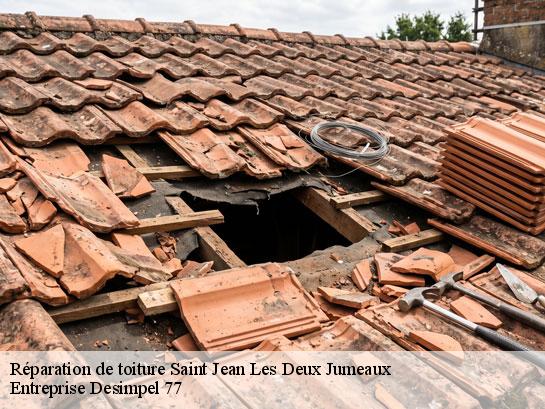 Réparation de toiture  saint-jean-les-deux-jumeaux-77660 Entreprise Desimpel 77