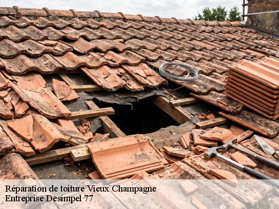 Réparation de toiture  vieux-champagne-77370 Entreprise Desimpel 77