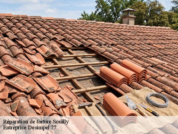 Réparation de toiture  souilly-77410 Entreprise Desimpel 77