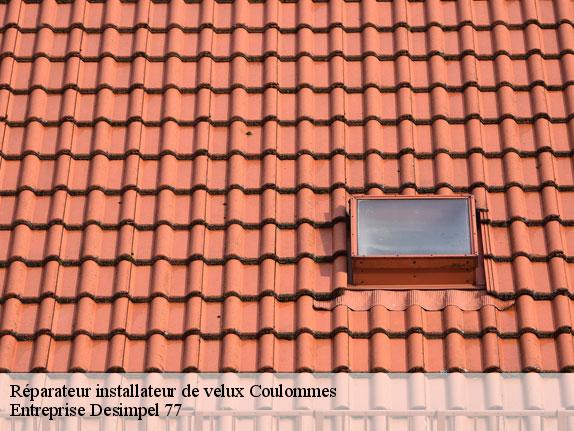 Réparateur installateur de velux  coulommes-77580 Entreprise Desimpel 77