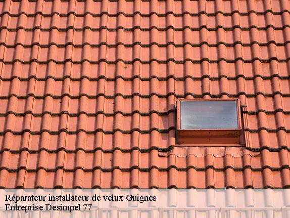 Réparateur installateur de velux  guignes-77390 Entreprise Desimpel 77