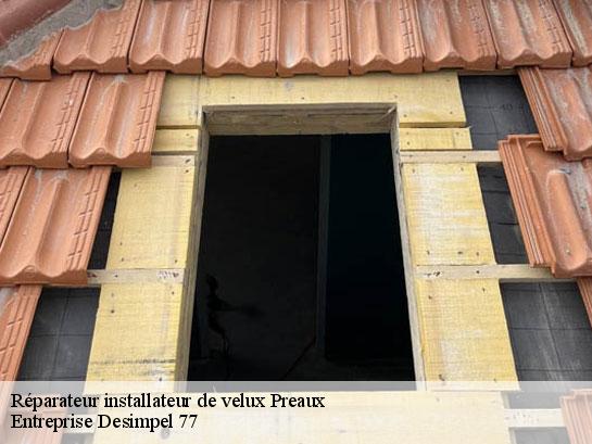 Réparateur installateur de velux  preaux-77710 Entreprise Desimpel 77